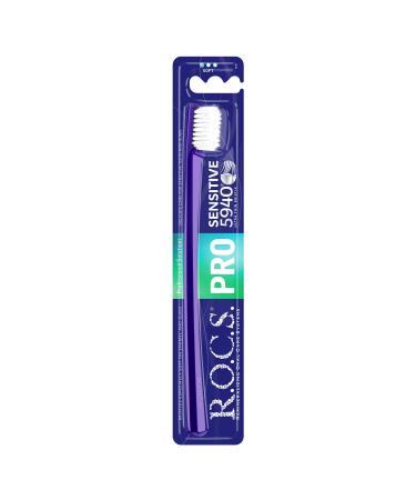 ROCS Toothbrush PRO Sensitive | Extra Soft Bristles for Sensitive Teeth - Best eCommerce for International Shipping - Buy Online on GoSupps.com