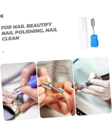 NUSITOU Nail Drill Bit Manicure Drill Bit Nail Gel Tungsten Nail Drill Cuticle Drill Bits for Nails Manicure Nail Bit Diamond Nail Flakes Fragments Grinding Head Nail Polish Tungsten Steel 4.9x0.5cm As Shown - Buy Online on GoSupps.com