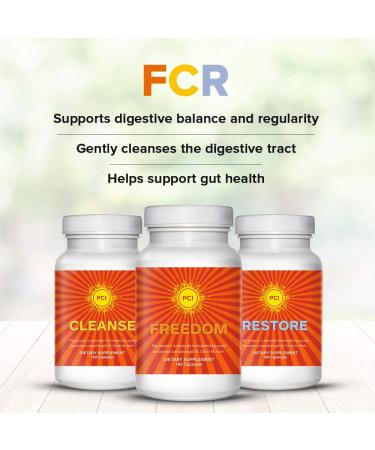 PCI Wellness Freedom Cleanse: Dr. Omar Amin's Parasite Cleanse for Digestive Health & Energy Support - 30-Day Supply, 60 Vegetarian Capsules - Buy Online on GoSupps.com