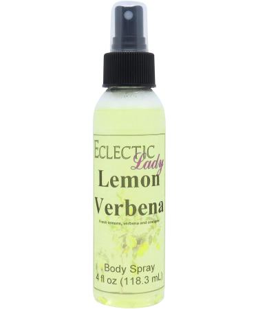 Eclectic Lady Body Spray for Women 4 Oz Lemon Verbena Body Mist with Long-Lasting Fragrance Fresh Wonderful Scent for Spring & Summer Floral & Fruity Perfume for Women with Orange Daily Use Regular Strength 4 Fl Oz (Pack of 1)