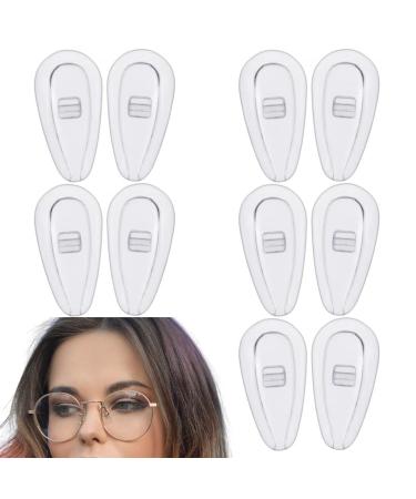 Fowybe glasses pad substitute-5 pairs of silicone glasses pads for the nose |Anti-slip glasses-nose cushion cushion glasses repair sets for men and women