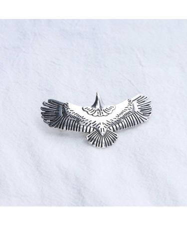 YHEAKNE Boho Adler Stern Haircap - Gothic Punk Wings & Vintage Owl Hairpin for Women & Girls (Silver) | Unique Decorative Hairdressing - Buy Online on GoSupps.com
