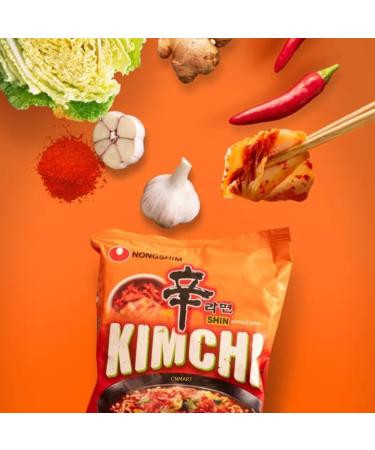 CNMART Korean Ramen Set Shin Ramyun Instant Noodle - Kimchi  - Buy Online on GoSupps.com