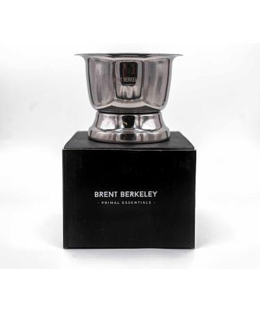 Brent Berkeley Men's Royal Silver Razor Set - Durable Shaving Brush & Shell - Reduces Skin Irritation - Perfect Gift for Grooming - Buy Online on GoSupps.com
