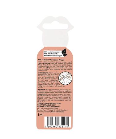 Buy #be routine SOS Lip Care Ampoule - 12 Ampoules x 2ml | Premium Hydration for Lips | International Shipping Available - Buy Online on GoSupps.com