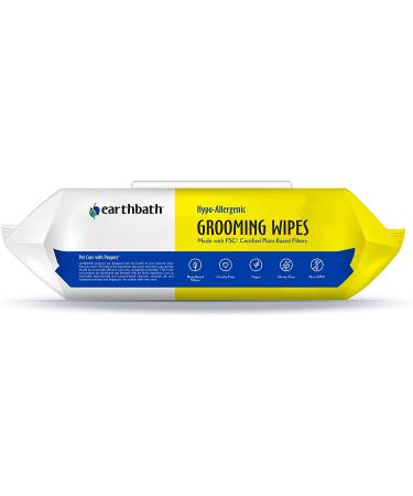 Earthbath All Natural Grooming Wipes Pack of 1 - Hypoallergenic & Fragrance-Free - Buy Online on GoSupps.com