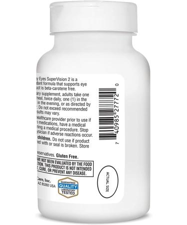 21st Century SuperVision2 Healthy Eyes Supplement - 120 Softgels | Optimal Eye Health - Buy Online on GoSupps.com