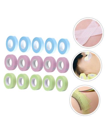 Healeved 15rolls Lash Tape Eyelash Grafting Tape Grafting Eyelash Tape Fabric Tape for Eyelash Graft Eyelash Tapes Durable Eyelash Tapes Breatheable Tape Eyelash Patches - Buy Online on GoSupps.com