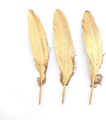 Sowder Natural Goose Feathers Clothing Accessories Pack of 50 - Gold - Buy Online on GoSupps.com