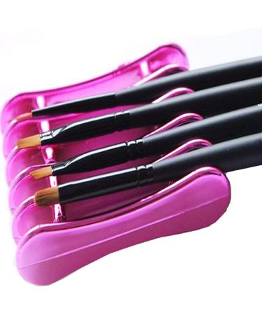 Monika Car 3-Piece Acrylic Nail Brush Holder - Violet Makeup Organizer & Gel Nail Accessories - Buy Online on GoSupps.com
