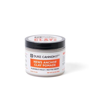 Duke Cannon NEWS ANCHOR Clay 4oz Premium Styling Clay for Effortless Hair Control | International Shipping Available - Buy Online on GoSupps.com