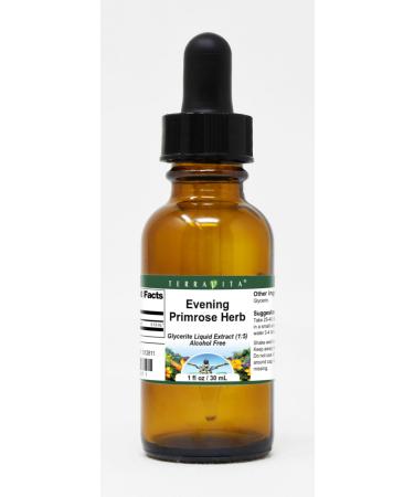 Evening Primrose Herb Glycerite Liquid Extract (1:5) - No Flavor (1 oz ZIN: 512811) - 3 Pack