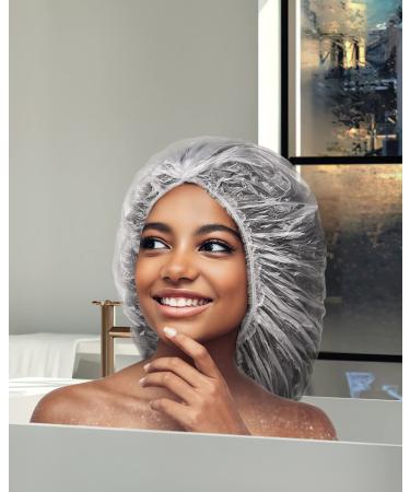 Disposable XL Shower Cap for Women with Long Hair - 10 Count - Buy Online on GoSupps.com