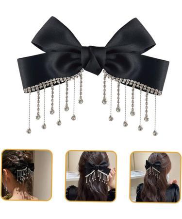 Beatifufu Bow Hairpin Rhinestone Hair Clip Hair Barrette for Women Hair Ornament Hair Bow Pin Female Hairpin Hair Bow Bow Clip Bow Hair Clip Hair Accessory Hair Clamp - Buy Online on GoSupps.com