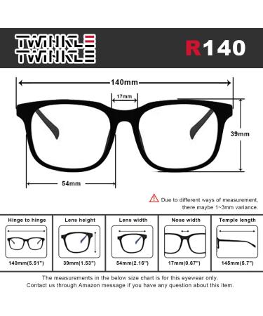 Big Lens Simple Plain Colourful Reading Glasses - 2 Pairs Black +4.00 Magnification - Buy Online on GoSupps.com