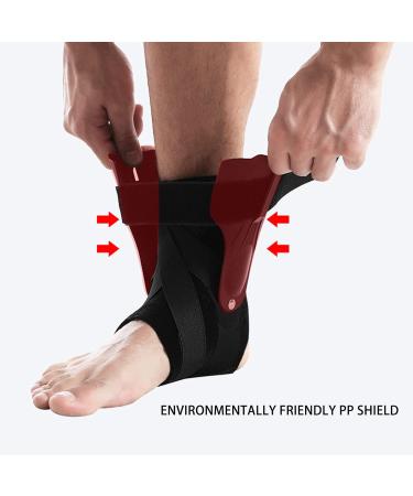 Buy Ankle Brace for Rehabilitation & Sports Protection | Breathable Sprain Guard - Prevent Injuries (M - Buy Online on GoSupps.com