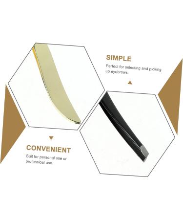 Housoutil 1 Ingrown Hair Removal Kit Stainless Steel Eyebrow Mini Slant Tweezer Hair Remover Tool Facial Tool Facial Hair Tweezers Blackhead Tweezers Makeup Tools Eyebrow Trimming Miss 9x1cm Black - Buy Online on GoSupps.com