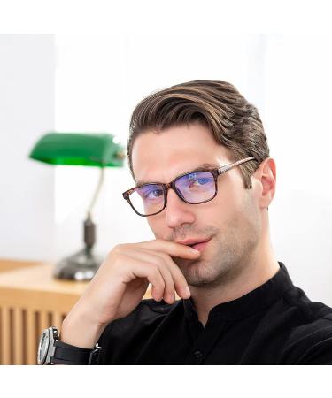 Blue Light Blocking Computer Glasses - Unisex Anti Eyestrain Eyewear for Women/Men - Twilight and Blue White - Buy Online on GoSupps.com