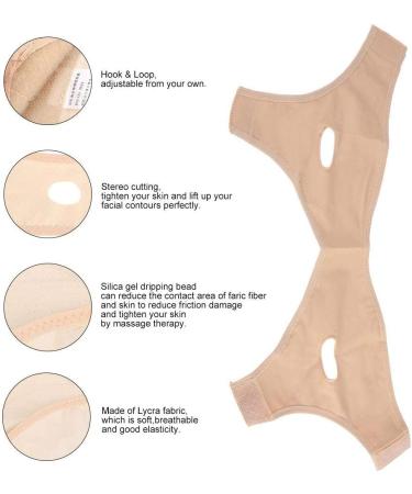 Double Chin Reducer & Firming Face Lift Sheet | V Line Shaping Mask | L Size Compression Garment for Night Use - Buy Online on GoSupps.com