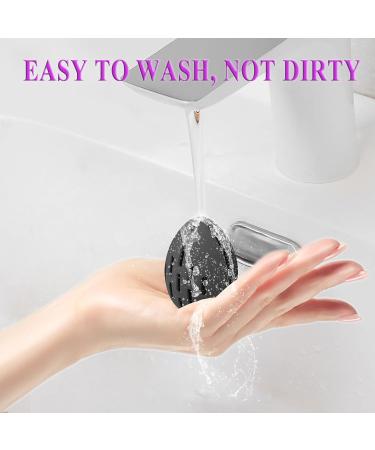 Beauty Sponge Holder Set - Ideal Protection and Storage for Makeup Sponges Black - Buy Online on GoSupps.com