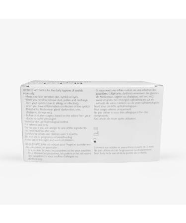 BlephaClean Lid Wipes - Gentle Sterile Ready-to-Use for Daily Lid Care Ideal for those diagnosed with Dry Eye including MGD & Blepharitis and Infants Sterile & Individually Wrapped - 30 Wipes 30 count (Pack of 1) - Buy Online on GoSupps.com