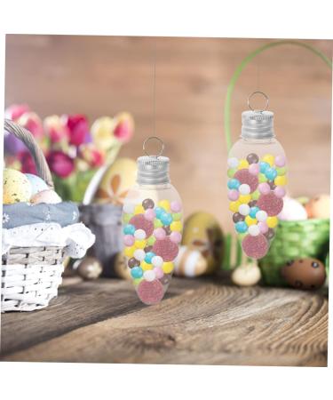 Cabilock 24pcs Small Light Bulb Candy Bottle Christmas Light Bulbs Christmas Ornament Candy Case Banquet - Buy Online on GoSupps.com