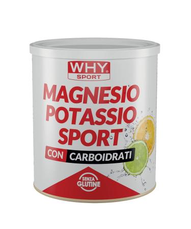 WHY SPORT WHY SPORT Magnesium and Potassium Sport - Food supplement with carbohydrates and minerals gluten-free citrus flavor - 300g