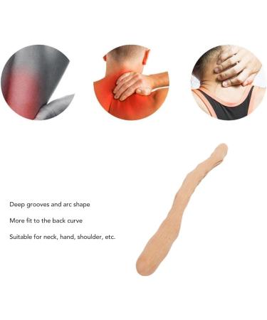 Premium Wooden Guasha Stick - Handheld Massage Tool for Muscle Relaxation & Body Wellness - Buy Online on GoSupps.com