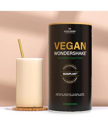 Vegan Wondershake (White Choc Peanut) - Delicious Plant-Based Protein Shake for International Shipping - Buy Online on GoSupps.com
