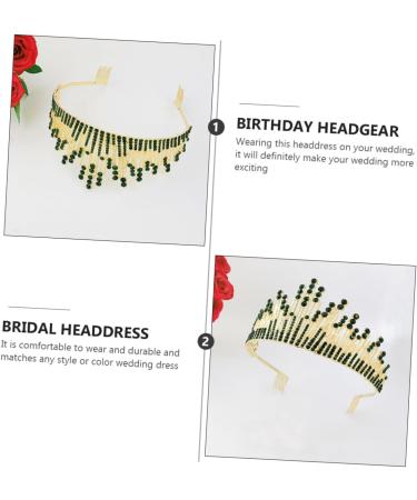 FRCOLOR 1pc Full Color Crown Beautiful Hair Comb Chic Headdress Bride Hair Decor Crystal Hair Decor Beautiful Hairband Comb Hair Decor Comb Hair Comb Accessory Chic Female Headdress - Buy Online on GoSupps.com