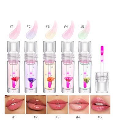 GECOMO High-Shine Clear Color Change Lip Stain Balm - Moisturizing Tinted Lip Oil Gloss for Dry Lips (0.13oz/3.8g) - 01 Safflower - International Shipping Available - Buy Online on GoSupps.com