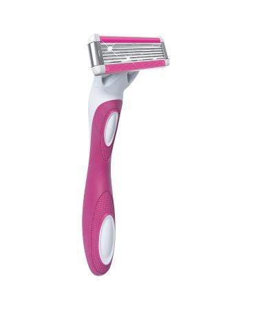 BIC Soleil Click 5 Women's Disposable Razor - 5 Blade with 1 Handle and 10 Cartridges for Smooth Shave - Buy Online on GoSupps.com