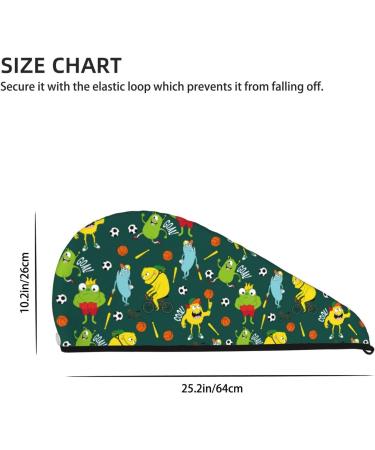 Hair Towel Wrap - Fast Drying Towel Turban with Button | Sport Monster  - Buy Online on GoSupps.com