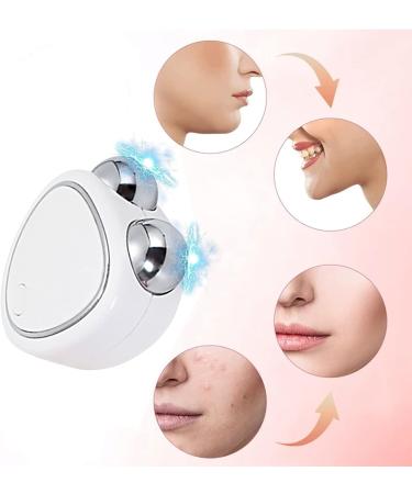 2023 New Microcurrent Face Lift Device - Skin Tightening Rejuvenation Spa for Facial Wrinkle Remover, USB Powered - White - Buy Online on GoSupps.com