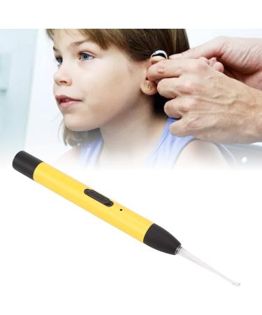 Rechargeable LED Light Earpick for Earwax Removal - Portable Ear Wax Remover Kit with Double Light Source and 4 Ear Spoons - Buy Online on GoSupps.com