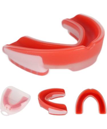 Verdant Touch Basketball & Soccer Mouthguard - Shock Protection for Adults - Red & White EVA Athletic Mouthguard - Buy Online on GoSupps.com