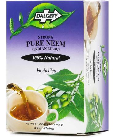 2 x Dalgety Strong Pure Neem (Indian Lilac) Herbal Tea - Buy Online on GoSupps.com