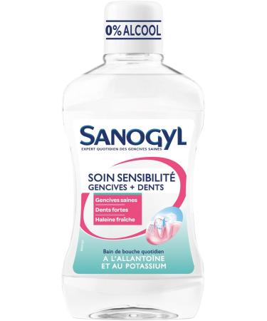 Sanogyl Mouthwash Sensitive Gums and Teeth 0% Alcohol 500ml - Buy Online on GoSupps.com