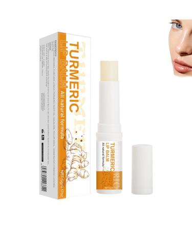 Turmeric Moisturizing Lip Balm - Hydrating - Soothing for Dry Lips - Lip Balm with Turmeric Root - Natural Ingredients for Dry and Chapped Lips (1pc)