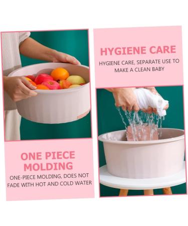 BIUDECO Washboard Bucket Pink 33.5x33.5cm - Buy Online on GoSupps.com