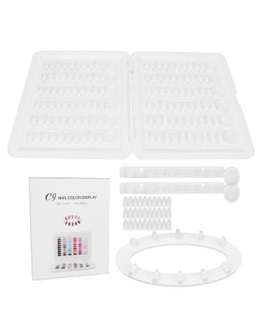 Zyyini Nail Color Display Book Professional Nail Color Chart 120 Gel Colors