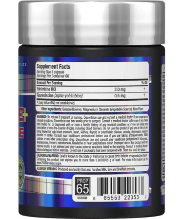 Yohimbine Rauwolscine 60 Capsules - ALLMAX - Powerful Fat-Burning Supplement - Buy Online on GoSupps.com