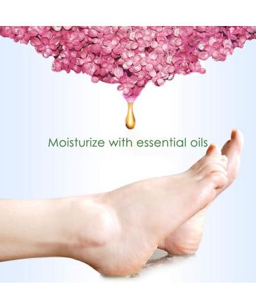 Soft Gel Moisturizing Socks for Dry Cracked Skin - 2 Pairs Infused with Essential Oils and Vitamins - Day and Night Care (Blue Pink) - Buy Online on GoSupps.com