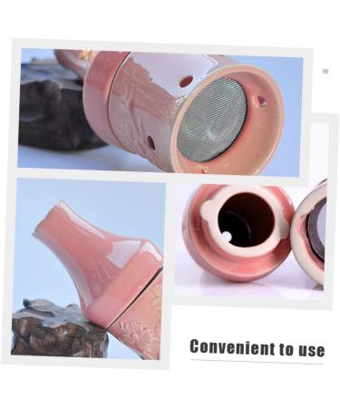 FOMIYES Peach Blossom Moxibustion Ceramic Bottle - Unique Moxa Heating Tank for Muscle Relief - Pink Moxibustion Pot for International Shipping - Buy Online on GoSupps.com