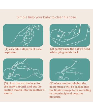 Pilarmuture Nasal Aspirator: Vacuum Operated Baby Nose Cleaner with Soft Silicone Tips - Easy to Use and Clean - Flow-Nasal Aspirator for Baby Mucus (Blue) - Buy Online on GoSupps.com