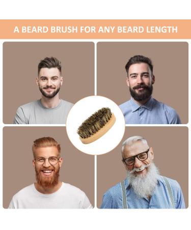 Premium 3PC Beard Comb & Brush Set with Wild Boar Bristles | Beard Shears & Wooden Comb - Perfect Beard Grooming Kit for Men - Buy Online on GoSupps.com