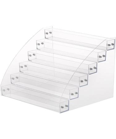  Psytfei Clear Acrylic Nail Polish Organizer Makeup Nail Polish Bottles Tray Tabletop Display Storage for Home (Six Layers) - Buy Online on GoSupps.com