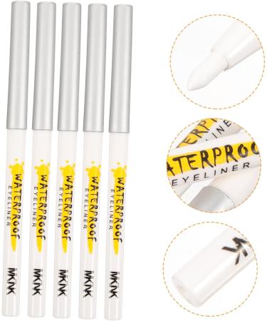 FOMIYES 10 Pcs White Lying Silkworm Pen Eyeshadow Stick Eye Makeup Tool Eye Shadow Stick Makeup Pen Girl - Buy Online on GoSupps.com