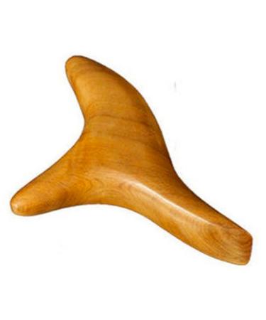 Traditional wooden massager acupressure tool reflexology relieve body pain.