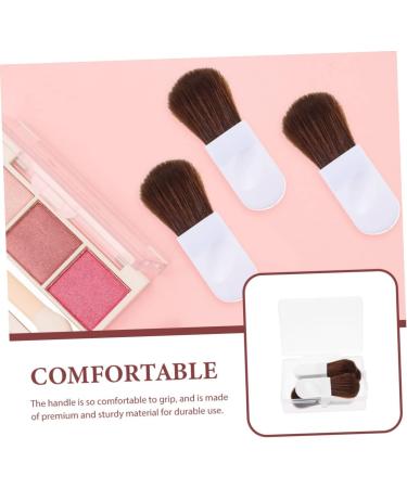 Didiseaon 1set Blush Brush Bronzer Makeup Cosmetics Powder Brush Blush Makeup Brush Foundation Makeup Brush Portable Powder Brush Foundation Powder Brush Miss Mini Brush Pvc White - Buy Online on GoSupps.com